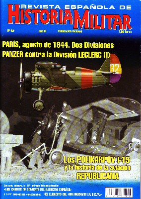 REVISTA ESPAÑOLA DE HISTORIA MILITAR, Nº83. PARÍS, AGOSTO DE 1944. DOS DIVISIONES PANZER I
