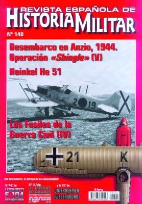 REVISTA ESPAÑOLA DE HISTORIA MILITAR, Nº140 DESEMBARCO EN ANZIO, 1944