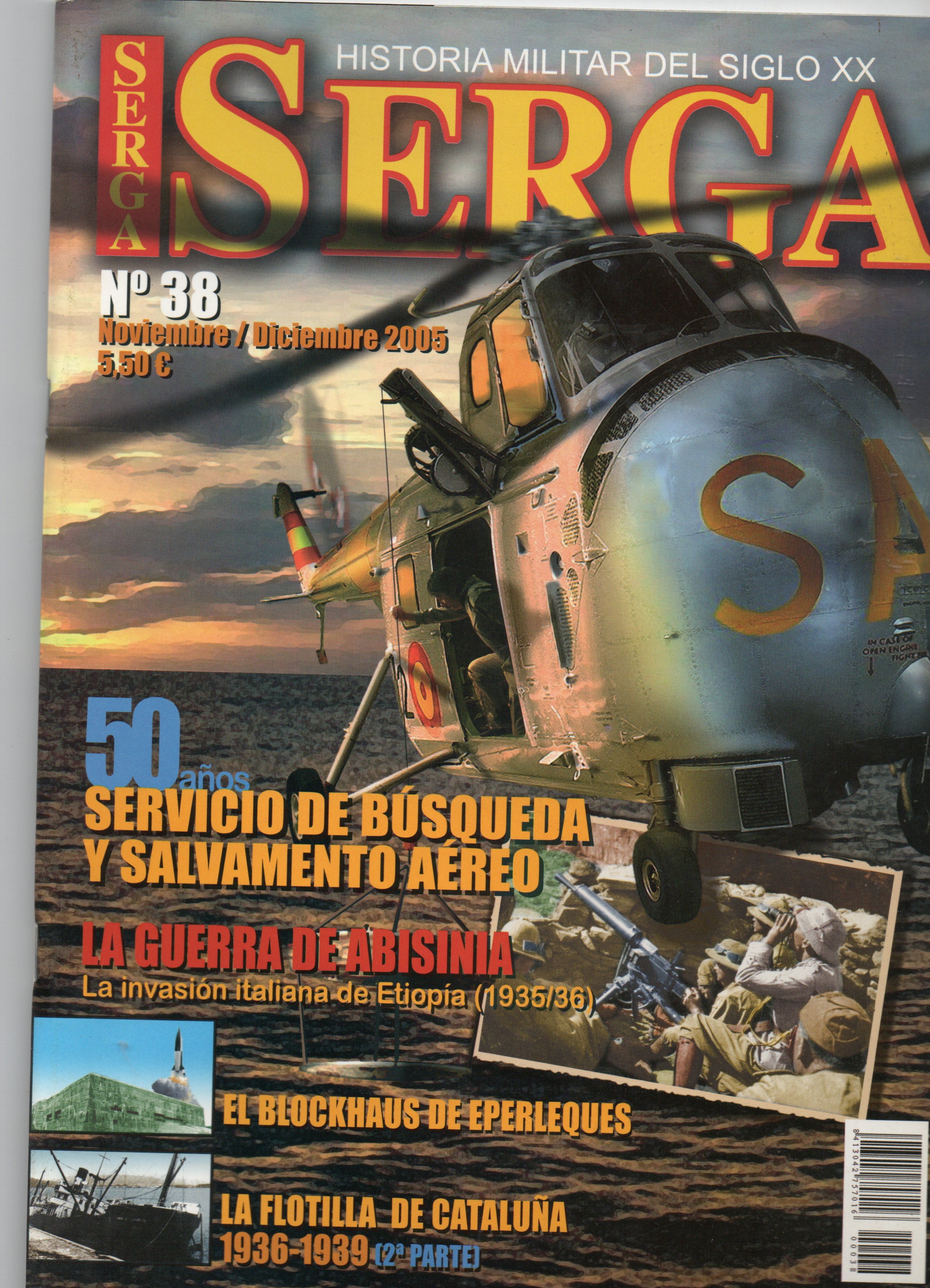 REVISTA SERGA Nº38. 50 AÑOS SERVICIO DE BUSQUEDA Y SALVAMENTO AEREO…