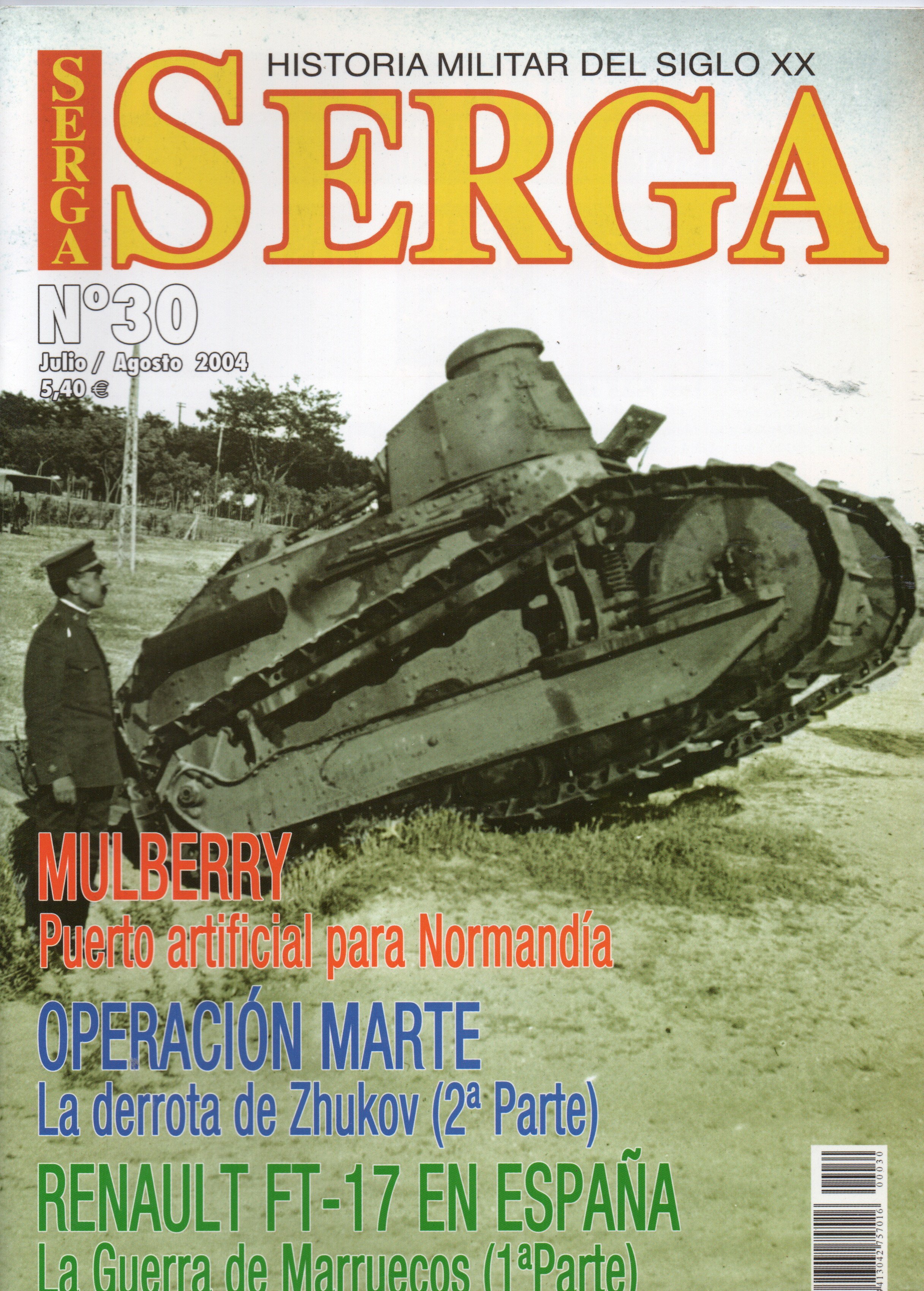 REVISTA SERGA Nº30. MULBERRY PUERTO ARTIFICIAL PARA NORMANDIA, OPERACIÓN MARTE…