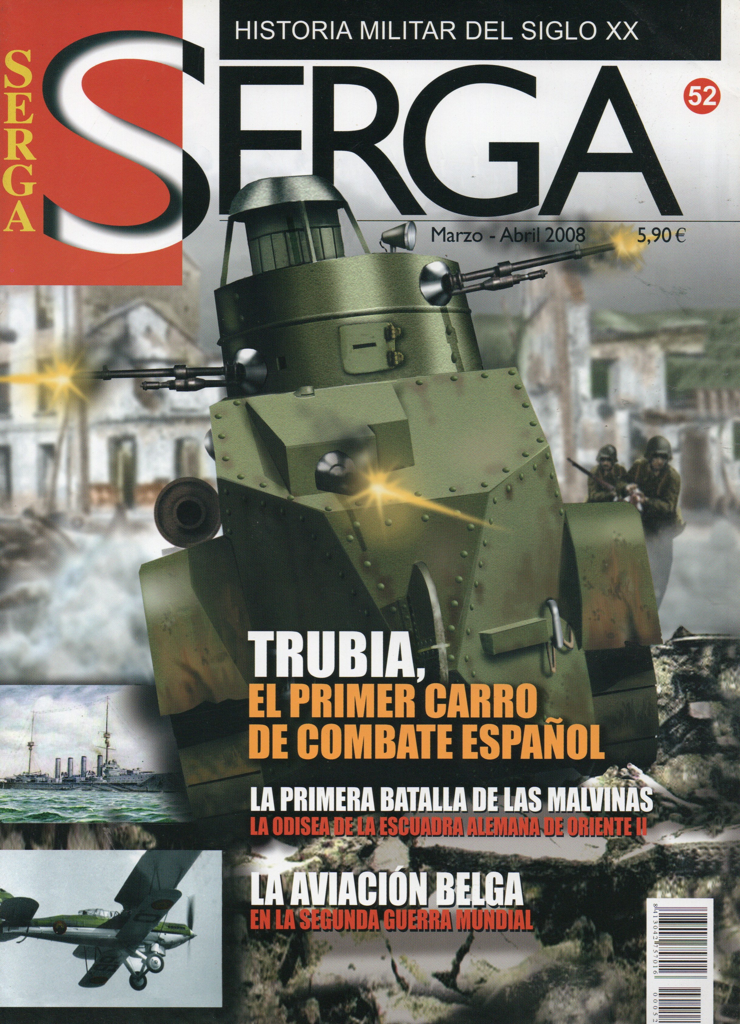 REVISTA SERGA Nº52. TRUBIA, EL PRIMER CARRO DE COMBATE ESPAÑOL …