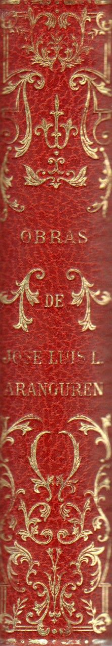 OBRAS DE JOSE LUIS L. ARANGUREN.