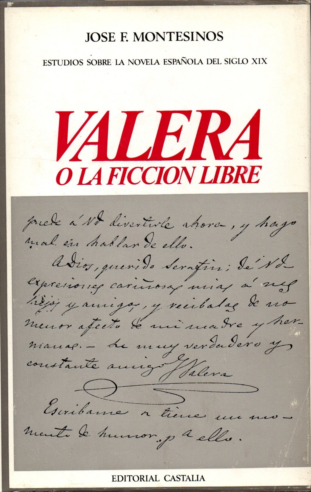 VALERA O LA FICCION LIBRE.