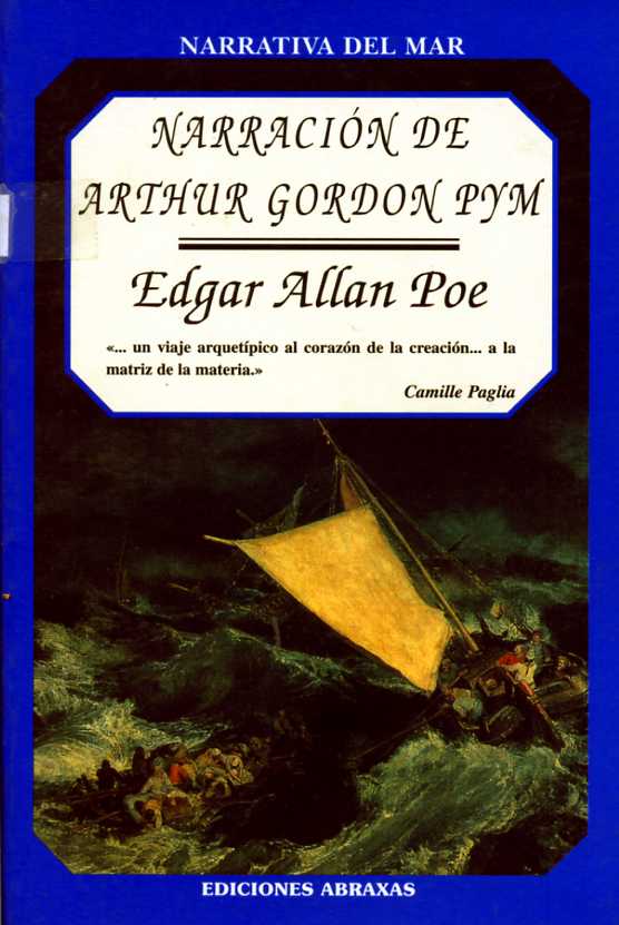 NARRACION DE ARTHUR GORDON PYM