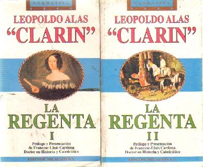 LA REGENTA 2 TOMOS