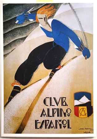 REPRODUCCIÓN CARTEL CLUB ALPINO ESPAÑOL.