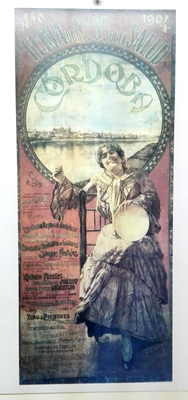 REPRODUCCION DE CARTEL CORDOBA, FERIA Y FIESTAS DE NTRA. SRA. DE LA SALUD 1904, 22 AL 29 DE MAYO.