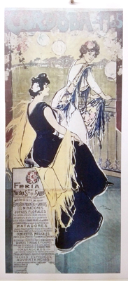 REPRODUCCION DE CARTEL CORDOBA, FERIA Y FIESTAS DE NTRA. SRA. DE LA SALUD 1905, 11 AL 18 DE JUNIO.