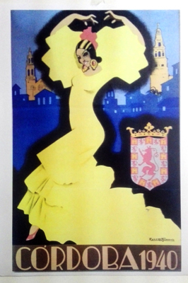 REPRODUCCION DE CARTEL DE CORDOBA 1940.