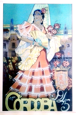 REPRODUCCION DE CARTEL DE CORDOBA 1945.