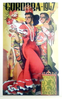 REPRODUCCION DE CARTEL DE CORDOBA 1947.