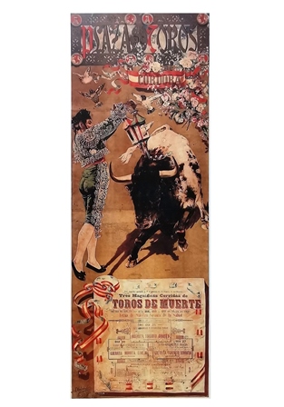 REPRODUCCION DE CARTEL CORDOBA PLAZA DE TOROS AÑO 1897