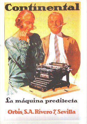 REPRODUCCION DE CARTEL CONTINENTAL. LA MAQUINA PREDILECTA