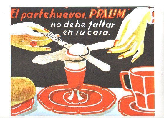 REPRODUCCION DE CARTEL EL PARTEHUEVOS... PRALIM, NO DEBE FALTAR EN TU CASA