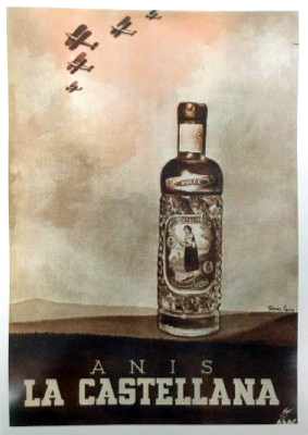 REPRODUCCION DE CARTEL ANÍS DULCE LA CASTELLANA.