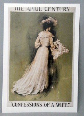 REPRODUCCION CARTEL THE APRIL CENTURY. CONFESSIONS OF A WIFE. 28,3 X 42,3 cm.