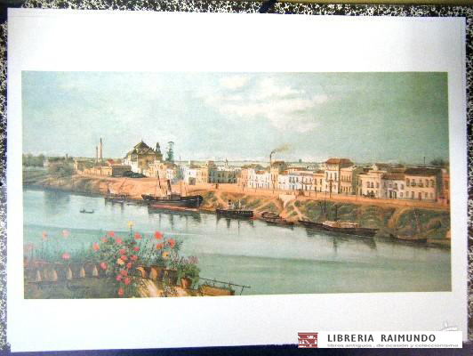 REPRODUCCION CARTEL ILUSTRACION DE SEVILLA.