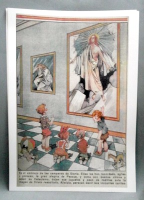 REPRODUCCION CARTEL ES EL EMBRUJO DE LAS CAMPANAS DE GLORIA. 27,8X43cm.