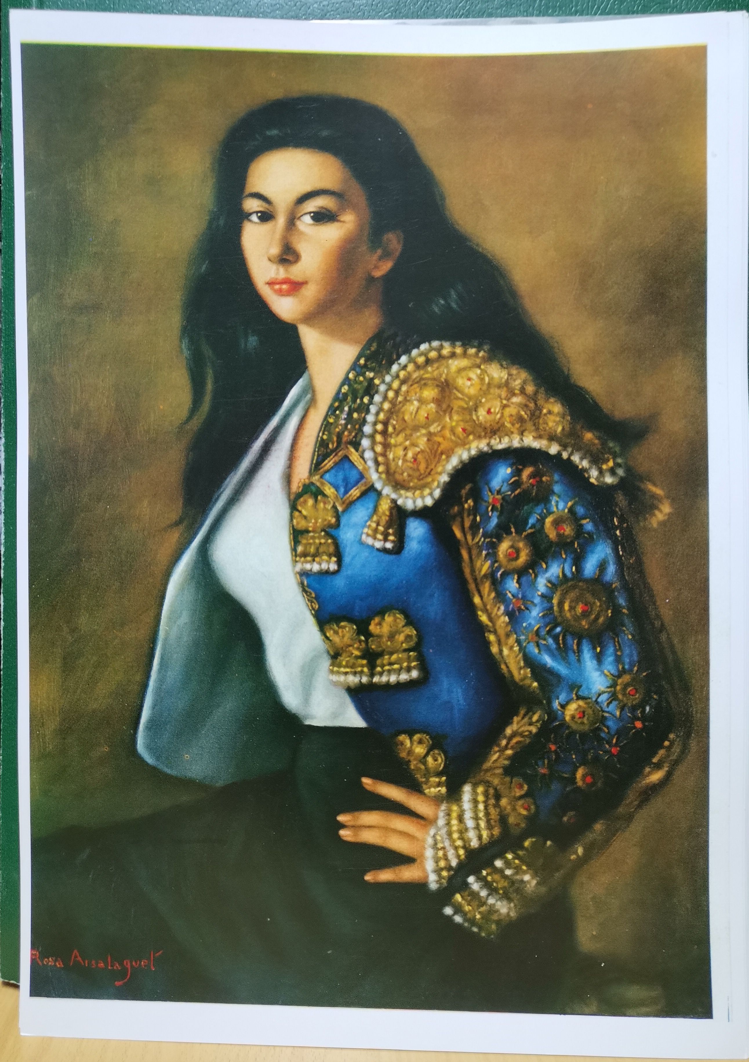 REPRODUCCION PINTURA RETRATO POR ROSA ARSALAGUET