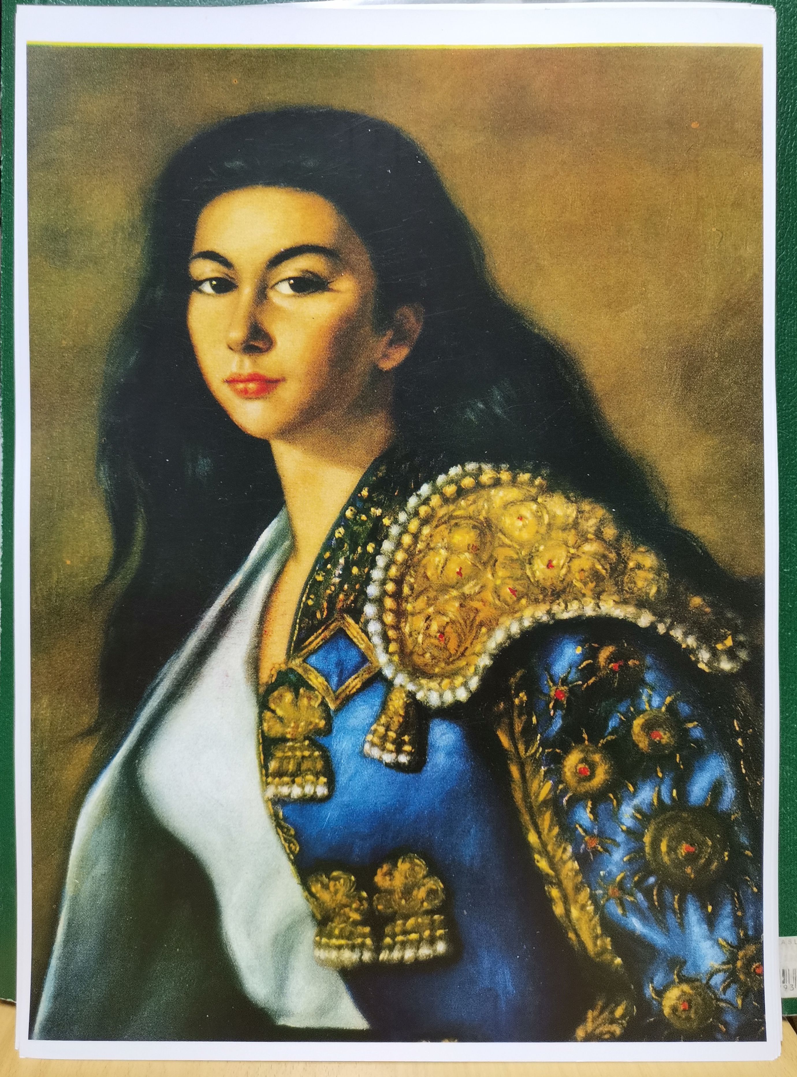 REPRODUCCION PINTURA RETRATO POR ROSA ARSALAGUET