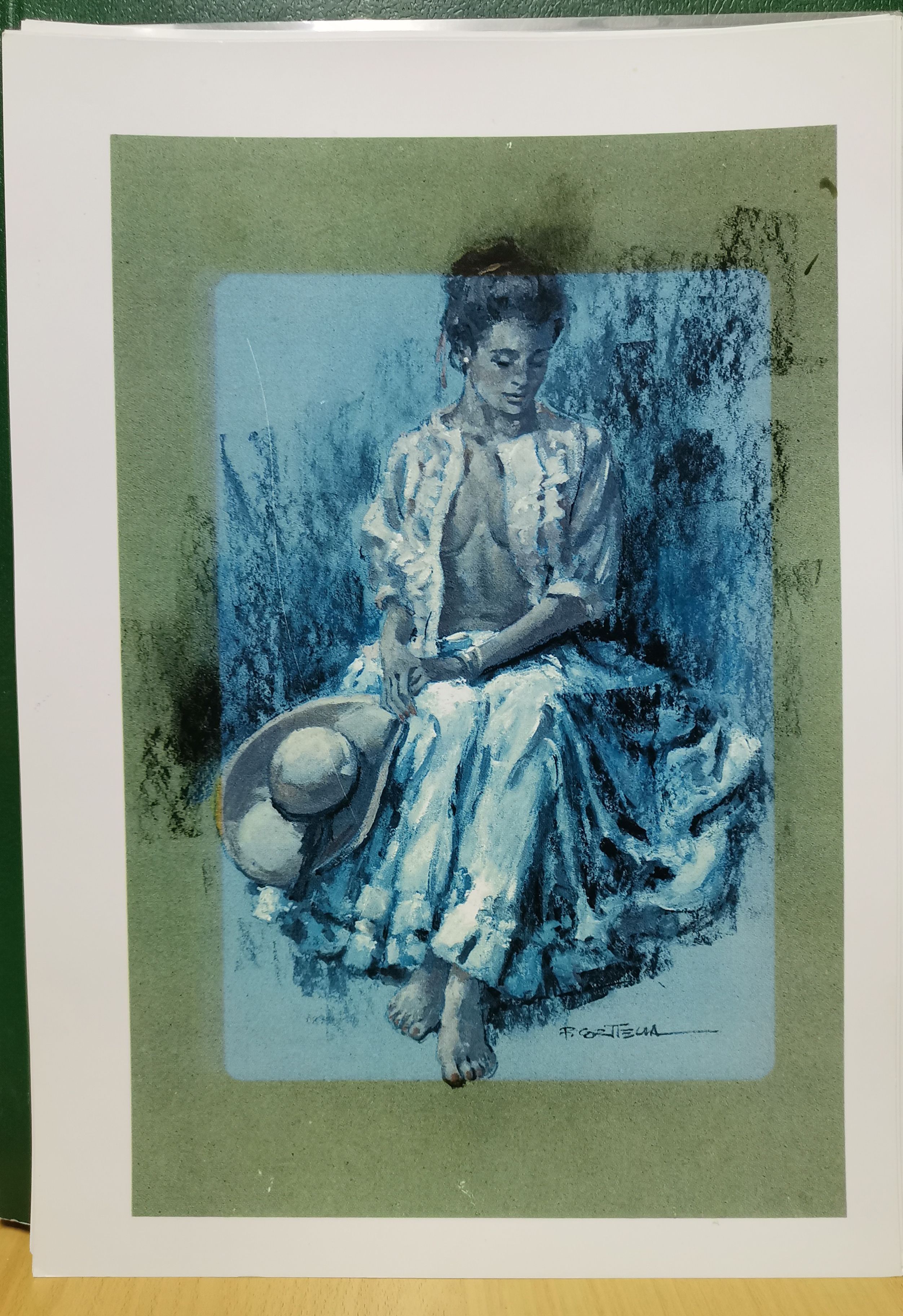 REPRODUCCION ILUSTRACION FIGURA FEMENINA