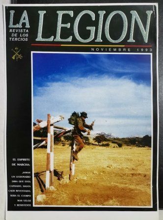 REPRODUCCION PORTADA LA LEGION REVISTA DE LOS TERCIOS NOVIEMBRE 1993