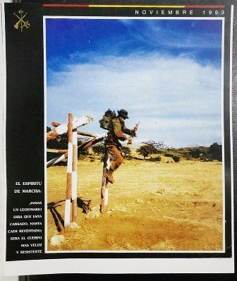 REPRODUCCION PORTADA LA LEGION REVISTA DE LOS TERCIOS 11-1993 (CABECERA CORTADA)