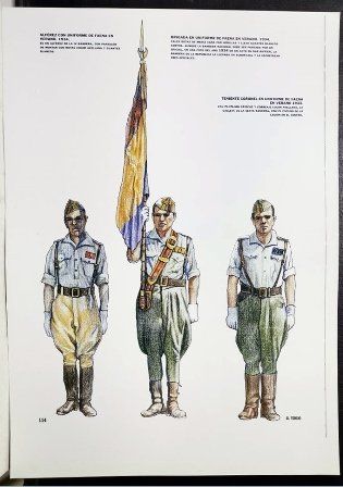 REPRODUCCION LA LEGION REVISTA DE LOS TERCIOS ALFEREZ, BRIGADA Y TENIENTE