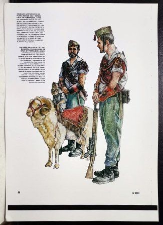REPRODUCCION LA LEGION REVISTA DE LOS TERCIOS SOLDADOS GASTADORES 1985