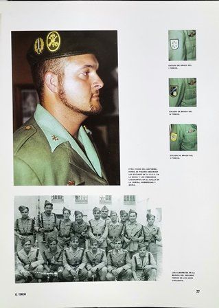 REPRODUCCION LA LEGION REVISTA DE LOS TERCIOS CLARINETES 2º TERCIO ESCUDOS DE LA B.O.E. ETC