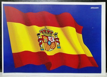 REPRODUCCION LA LEGION REVISTA DE LOS TERCIOS BANDERA DE ESPAÑA