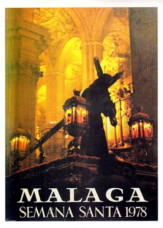 REPRODUCCION CARTEL MALAGA SEMANA SANTA 1978