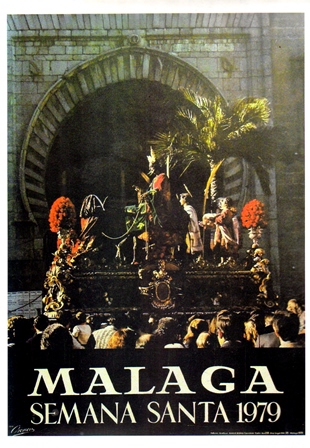 REPRODUCCION CARTEL MALAGA SEMANA SANTA 1979