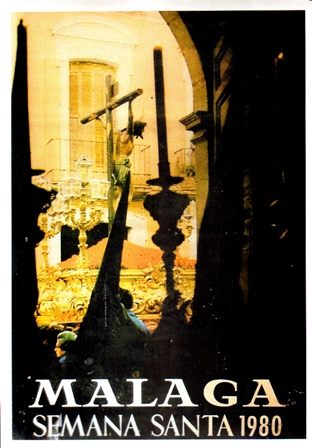 REPRODUCCION CARTEL MALAGA SEMANA SANTA 1980