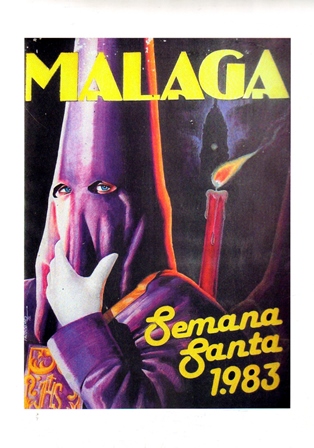 REPRODUCCION CARTEL MALAGA SEMANA SANTA 1983