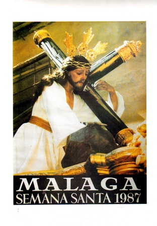 REPRODUCCION CARTEL MALAGA SEMANA SANTA 1987