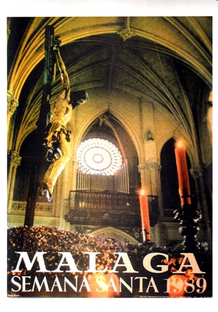 REPRODUCCION CARTEL MALAGA SEMANA SANTA 1989