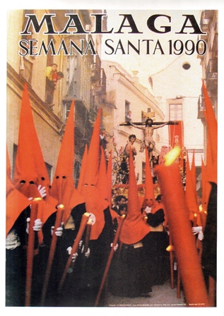 REPRODUCCION CARTEL MALAGA SEMANA SANTA 1990