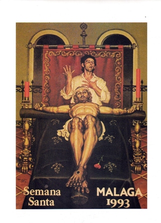 REPRODUCCION CARTEL MALAGA SEMANA SANTA 1993