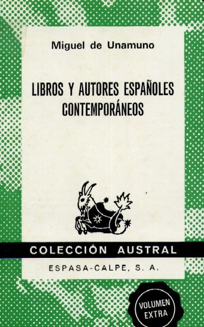 LIBROS Y AUTORES ESPAÑOLES CONTEMPORANEOS