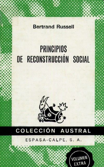 PRINCIPIOS DE RECONSTRUCCION SOCIAL