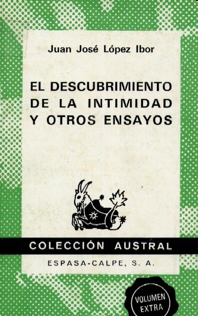 EL DESCUBRIMIENTO DE LA INTIMIDAD Y OTROS ENSAYOS