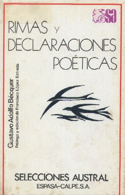 RIMAS Y DECLARACIONES POETICAS