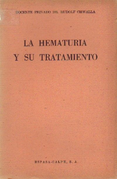 LA HEMATURIA Y SU TRATAMIENTO