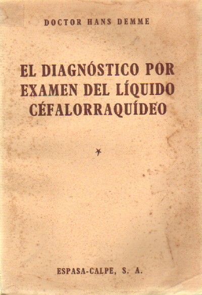 EL DIAGNOSTICO POR EXAMEN DEL LIQUIDO CEFALORRAQUIDEO