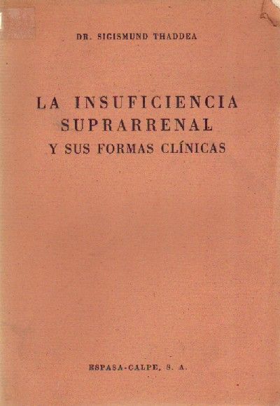 LA INSUFICIENCIA SUPRARRENAL Y SUS FORMAS CLINICAS