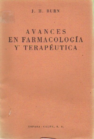 AVANCES EN FARMACOLOGIA Y TERAPEUTICA