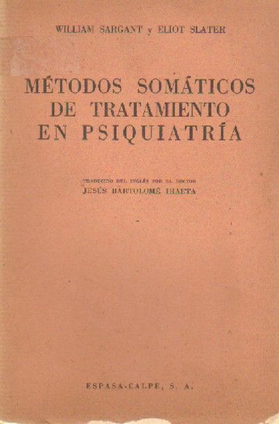 METODOS SOMATICOS DE TRATAMIENTO EN PSIQUIATRIA