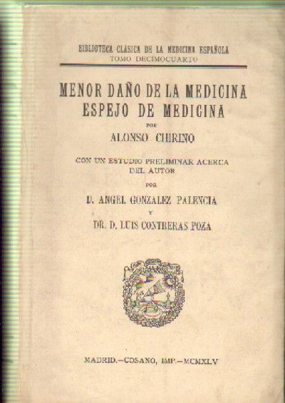 MENOR DAÑO DE LA MEDICINA ESPEJO DE MEDICINA