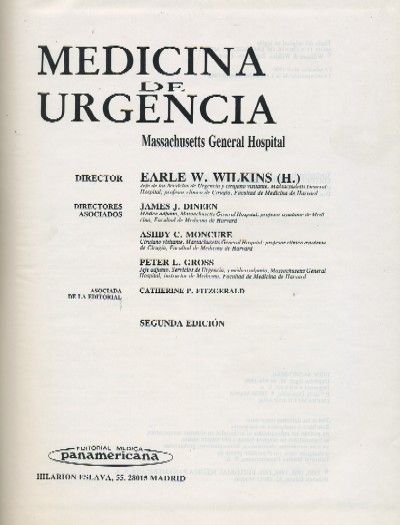 MEDICINA DE URGENCIAS. COMPENDIO PRACTICO PARA EL DIAGNOSTICO…